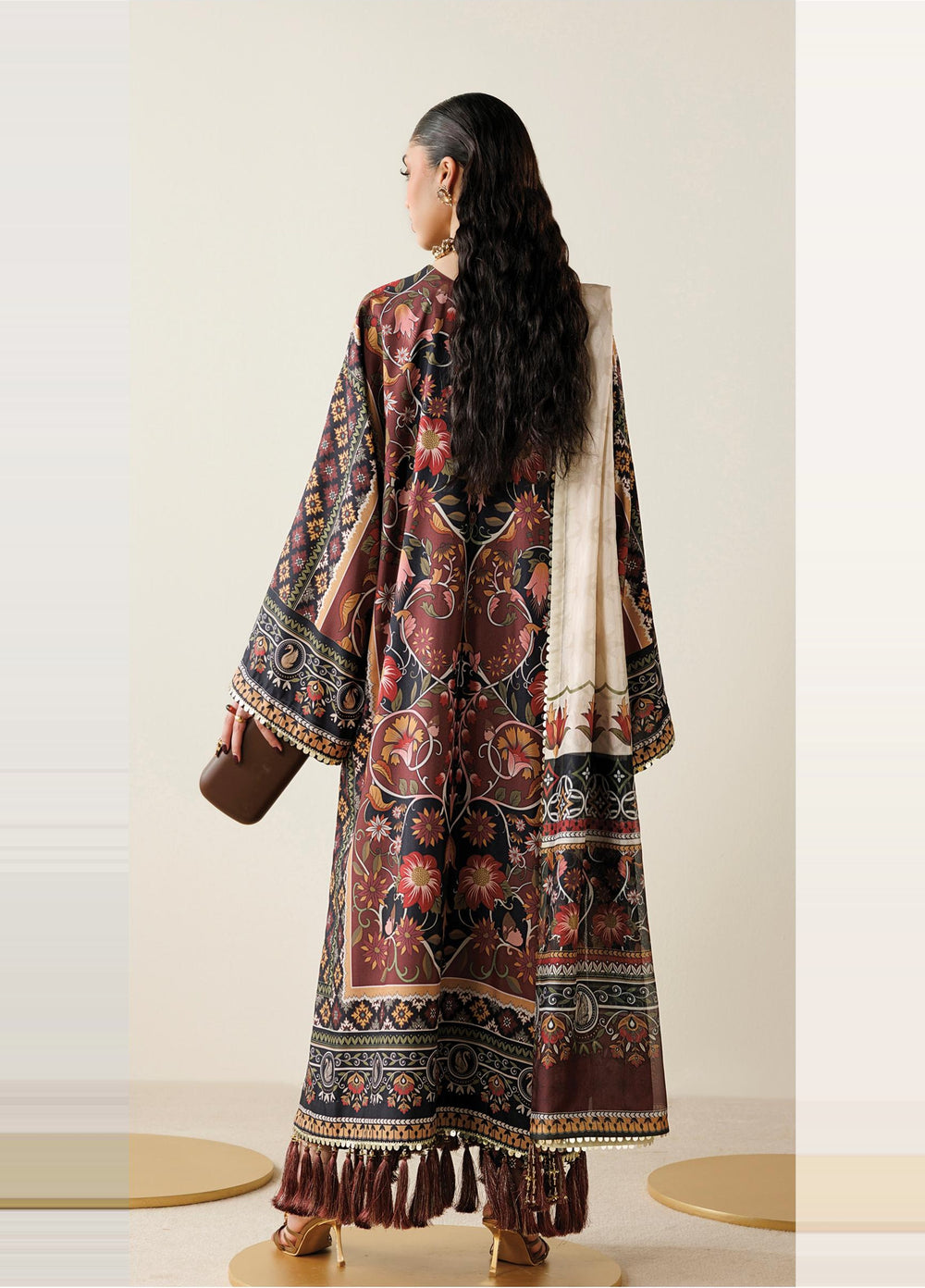 Orlina by Jazmin Unstitched Printed Silk 3 Piece Suit JZ26UO OR26-D03 - Festive Collection