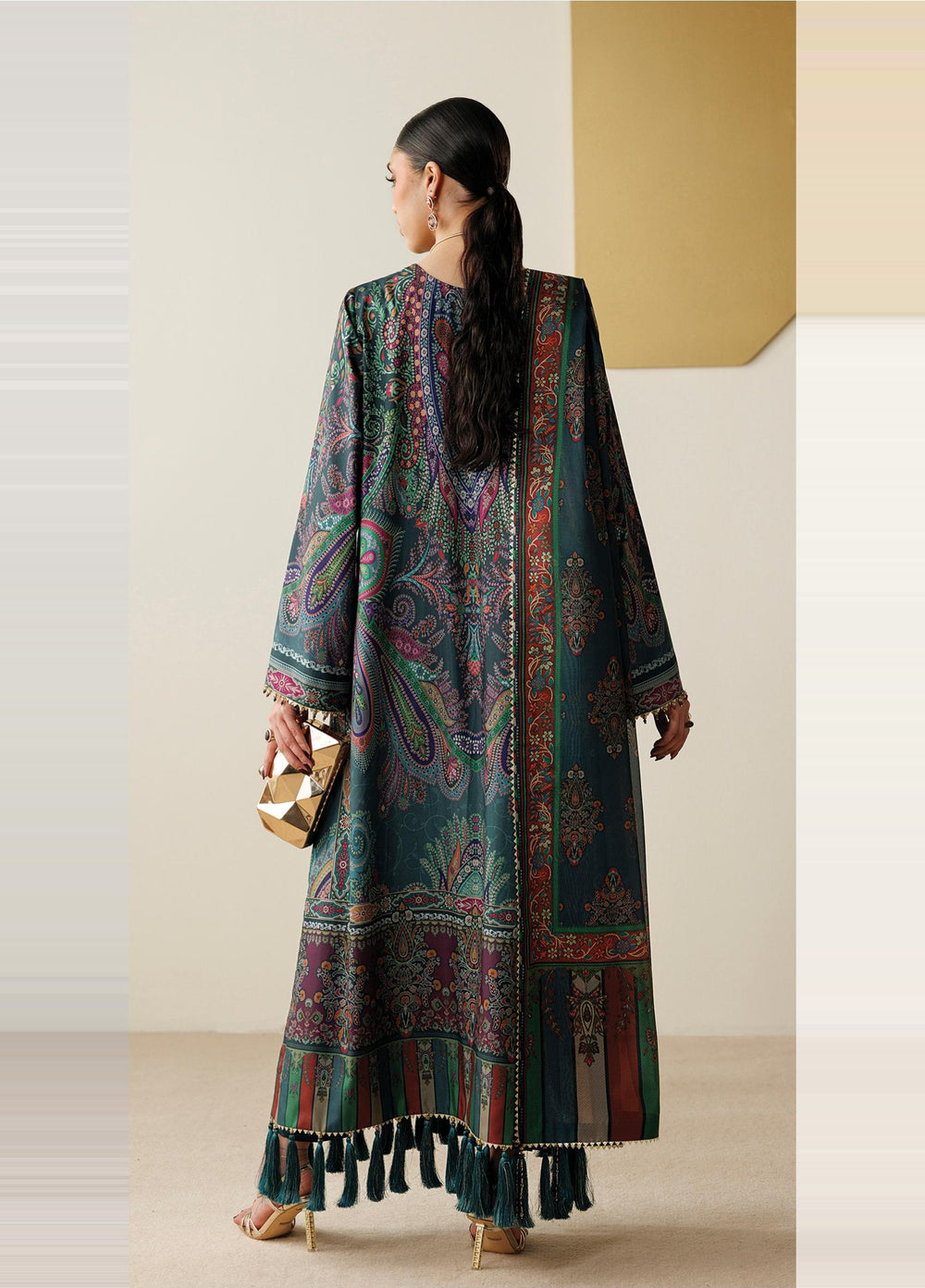 Orlina by Jazmin Unstitched Printed Silk 3 Piece Suit JZ26UO OR26-D07 - Festive Collection