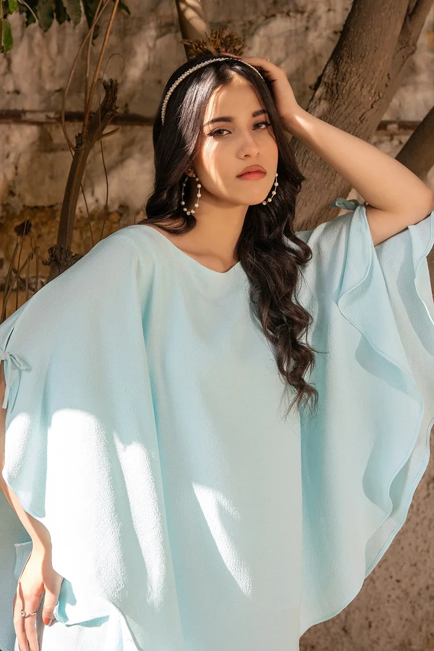 Dhaga Women Pret Solids 2 Piece Seersucker Lunar loop SS25DSD409 - Summer Collection