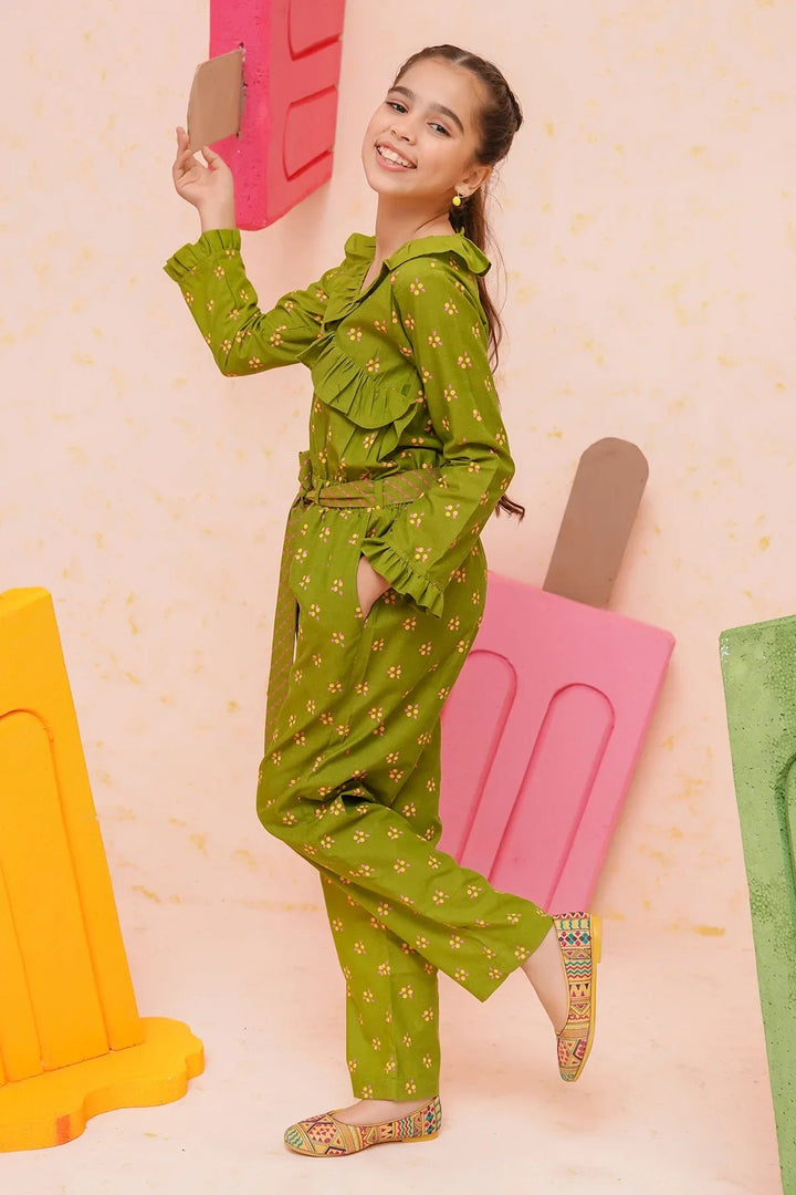 Ochre RTW Printed Cotton Jumpsuit Girls 1 Piece OWT-JMP-05 - Winter Collection