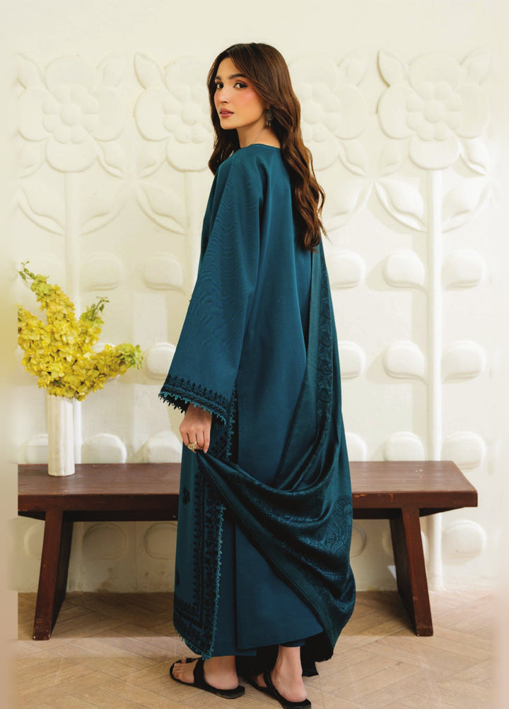 Onara by Humdum Unstitched Embroidered Khaddar 3 Piece Suit HD26UKO D-04 - Winter Collection