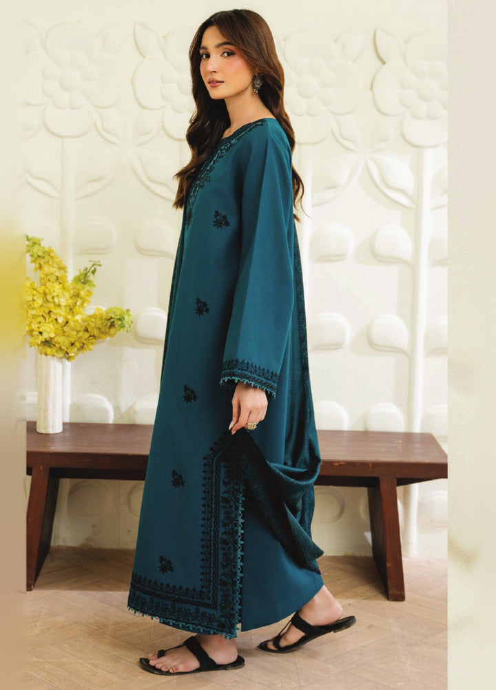 Onara by Humdum Unstitched Embroidered Khaddar 3 Piece Suit HD26UKO D-04 - Winter Collection
