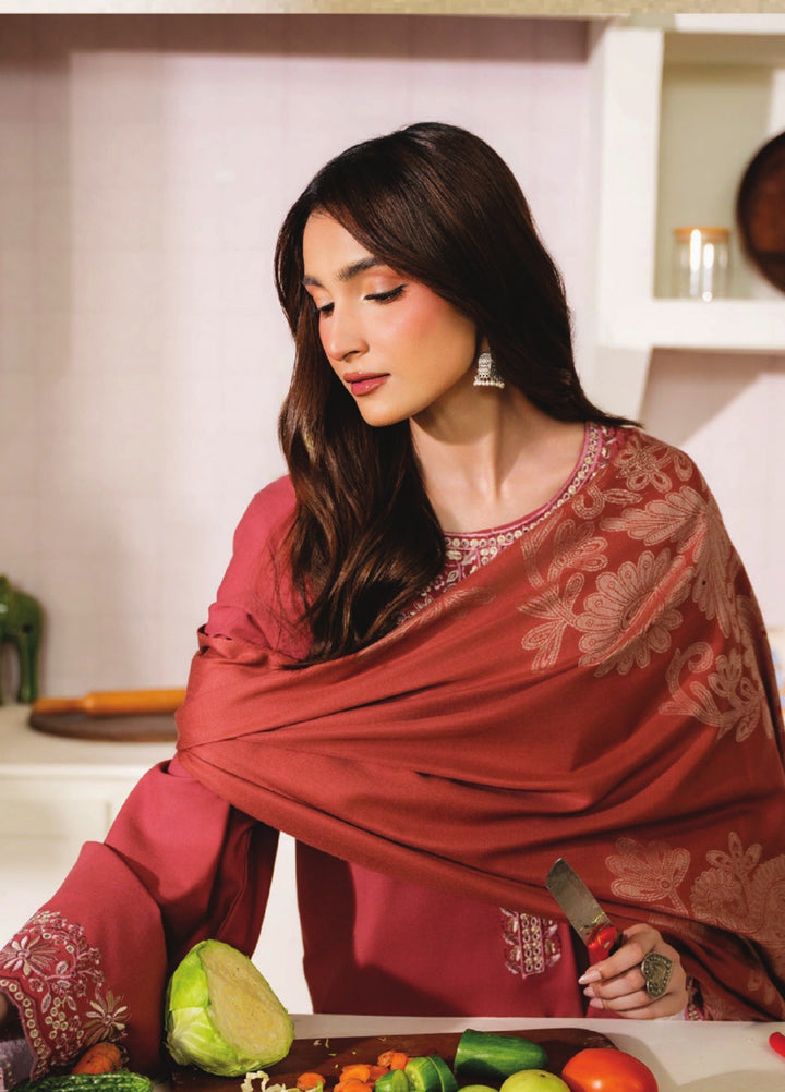 Onara by Humdum Unstitched Embroidered Khaddar 3 Piece Suit HD26UKO D-09 - Winter Collection
