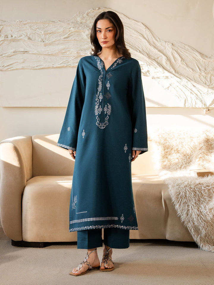 Izel Women Pret Embroidered Karandi 2 Piece Suit Orlina - Summer Collection
