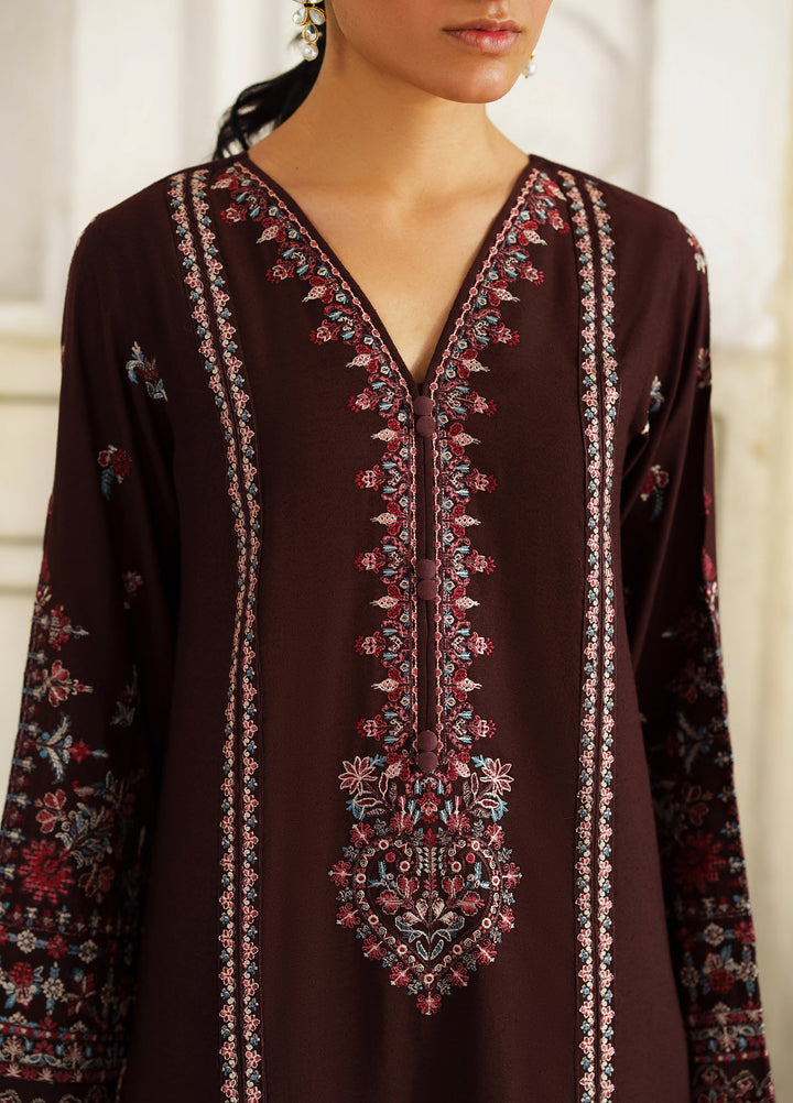 Moksha by Casualite RTW Embroidered Karandi Silk 3 Piece Suit CL26UMK Baran - Casual Collection