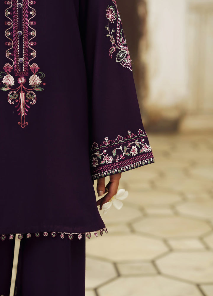 Moksha by Casualite RTW Embroidered Karandi Silk 3 Piece Suit CL26UMK Parisa - Casual Collection