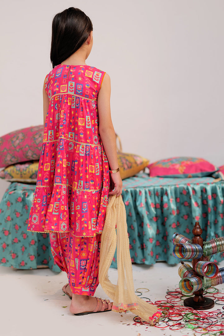 Senorita Kids RTW Multicolor Formal 3 Piece Suit Viscose Jacquard KDD-02406 - Winter Collection