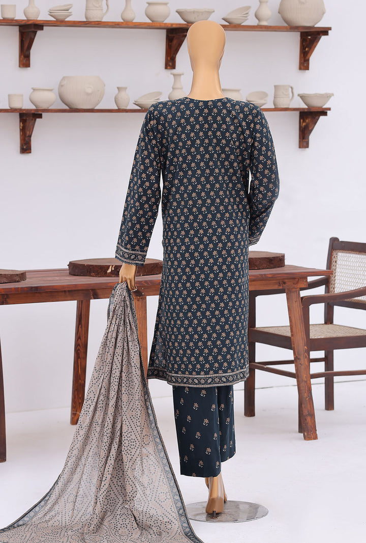 Daily Wear by HZ Textiles Unstitched Embroidered Lawn 3 Piece Suit PDW - 3311 Casual Collection