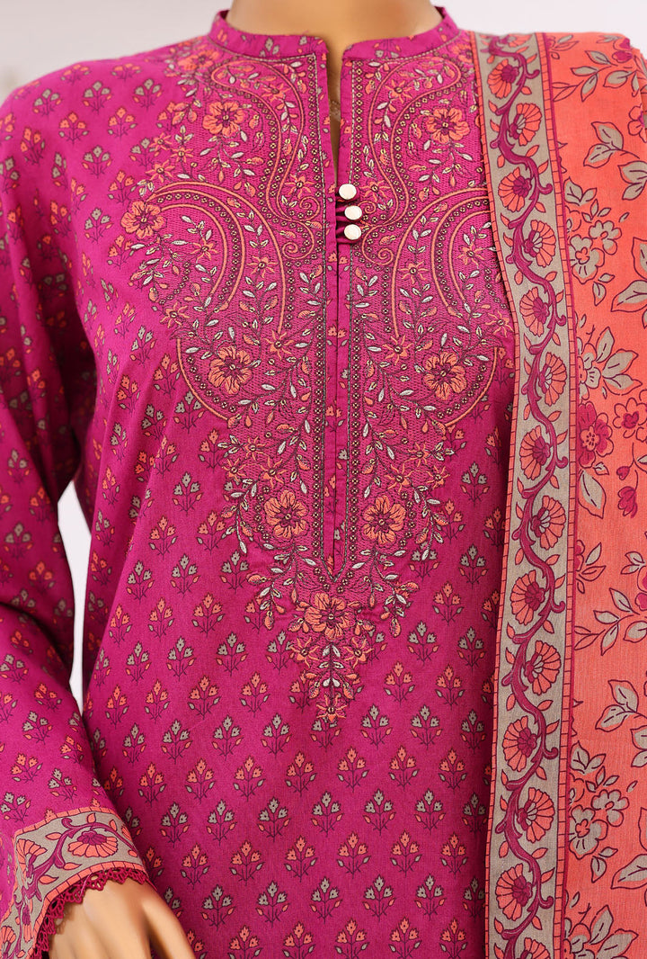 Daily Wear by HZ Textiles Unstitched Embroidered Lawn 3 Piece Suit PDW - 3315 Casual Collection