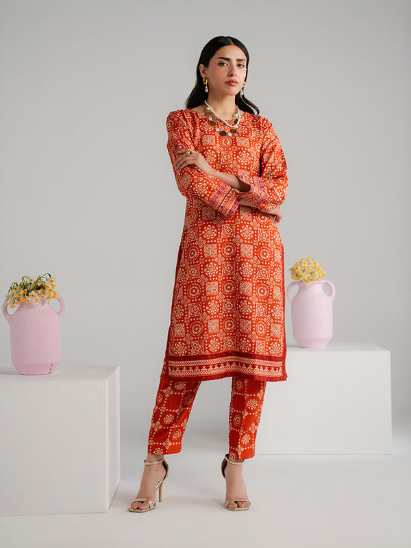 Summer Basics by Gulaal Women RTW Printed Poly 2 Piece Suit Marea - Casual Collection