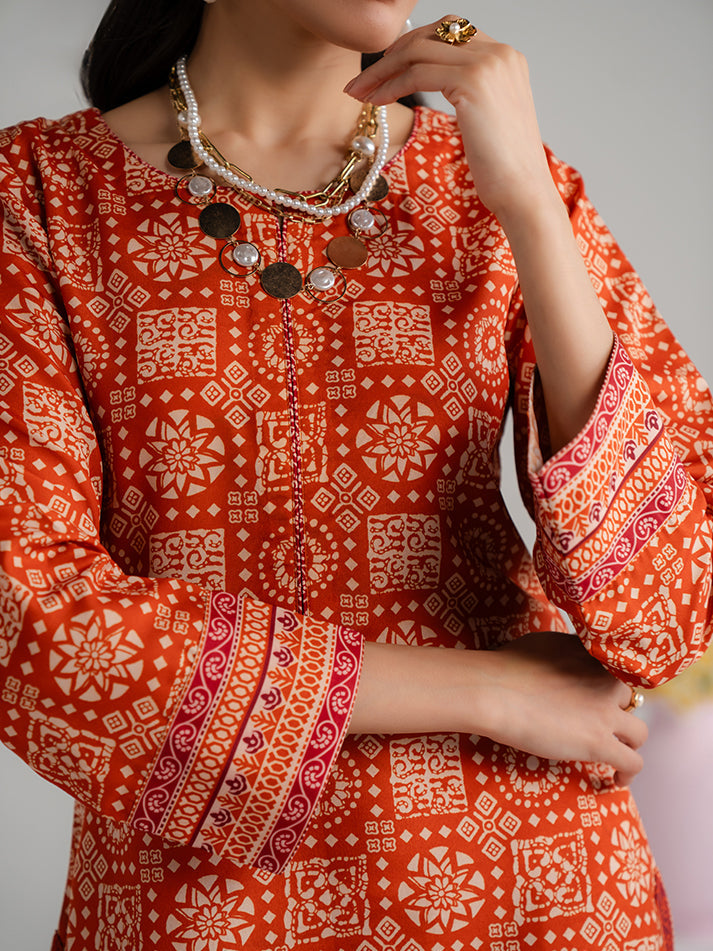 Summer Basics by Gulaal Women RTW Printed Poly 2 Piece Suit Marea - Casual Collection