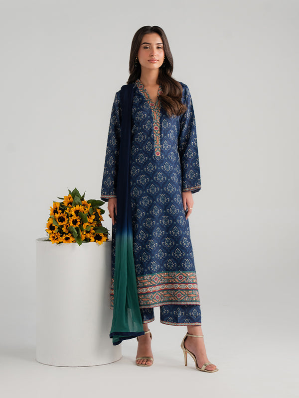 Summer Basics by Gulaal Women RTW Printed Poly 3 Piece Suit Playa - Casual Collection