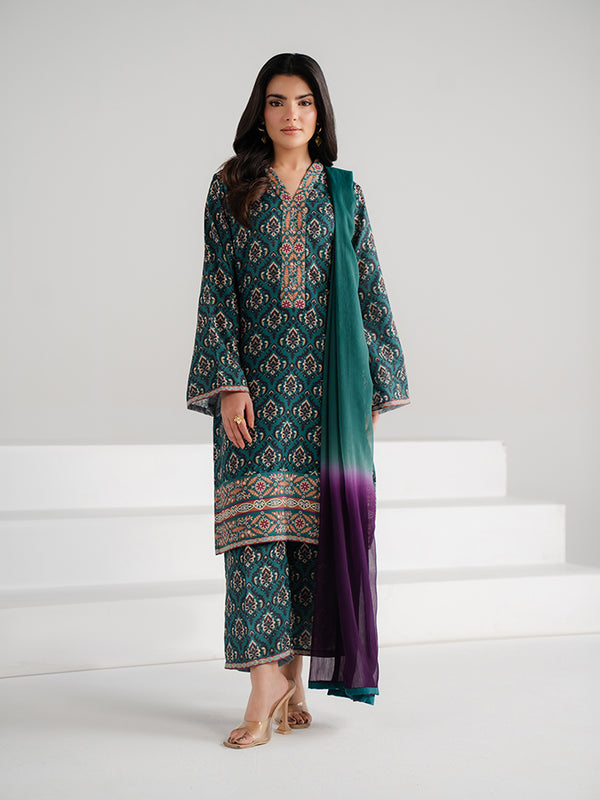 Summer Basics by Gulaal Women RTW Printed Poly 3 Piece Suit Lucero - Casual Collection