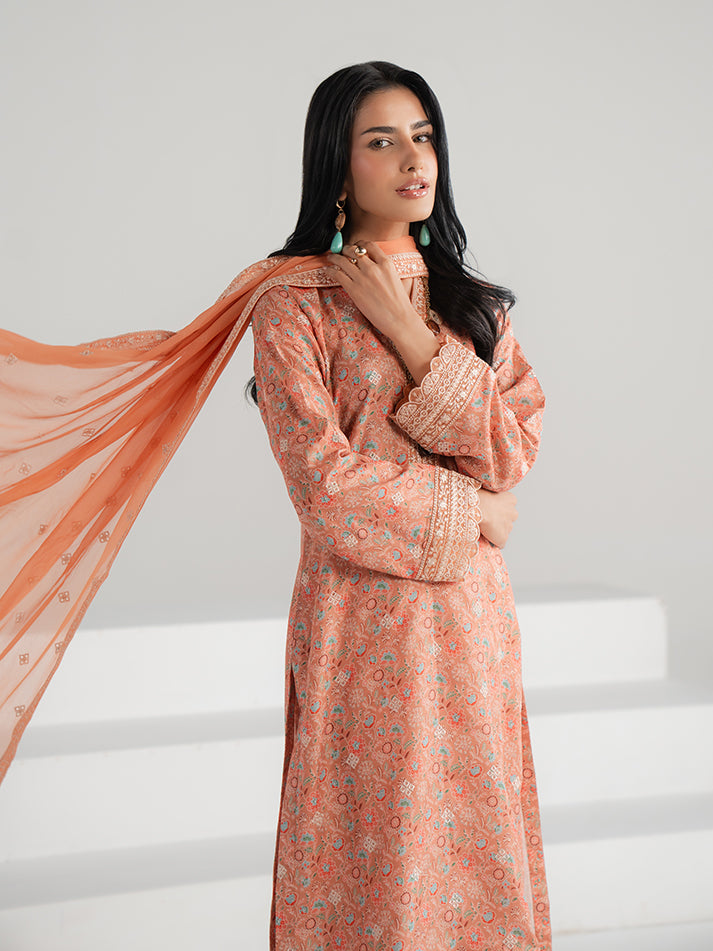 Summer Basics by Gulaal Women RTW Embroidered Poly 3 Piece Suit Vani - Casual Collection