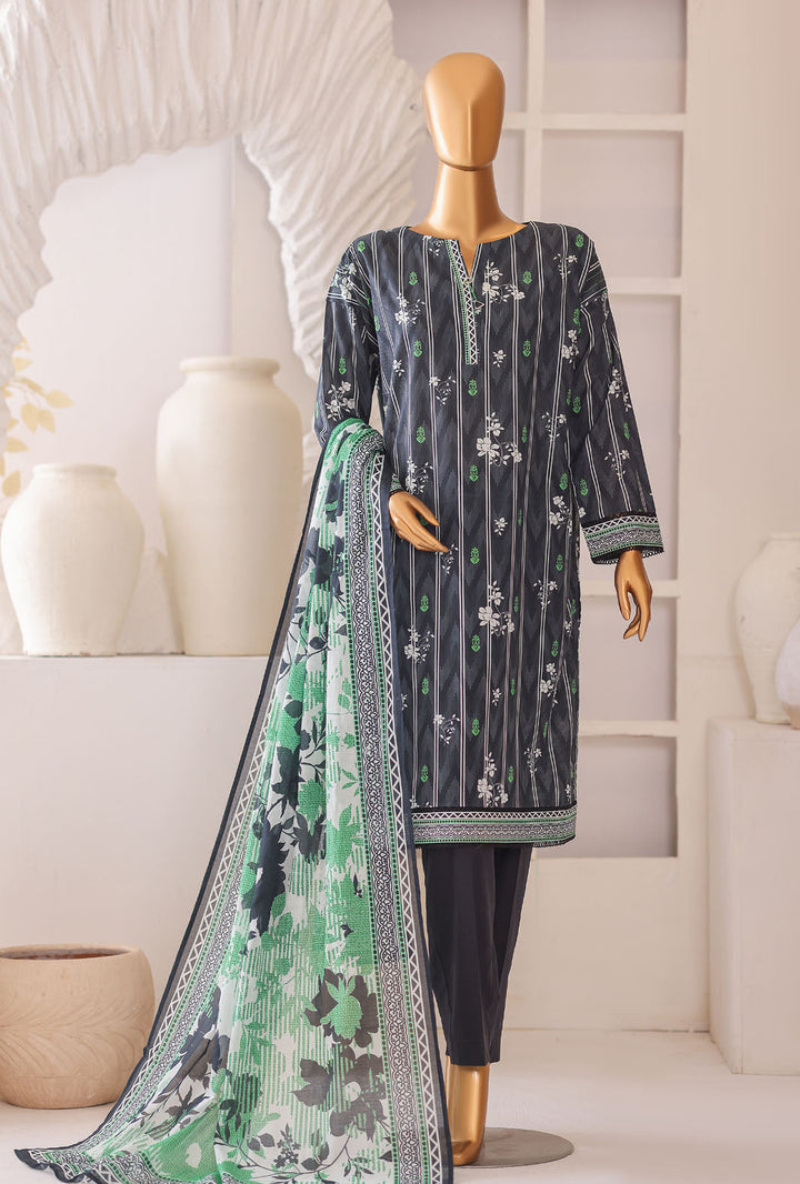 Platinum by HZ Textile Unstitched Printed Lawn 3 Piece Suit PPC-1203 - Casual Collection