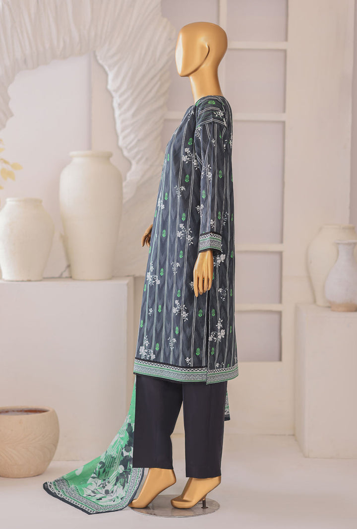 Platinum by HZ Textile Unstitched Printed Lawn 3 Piece Suit PPC-1203 - Casual Collection