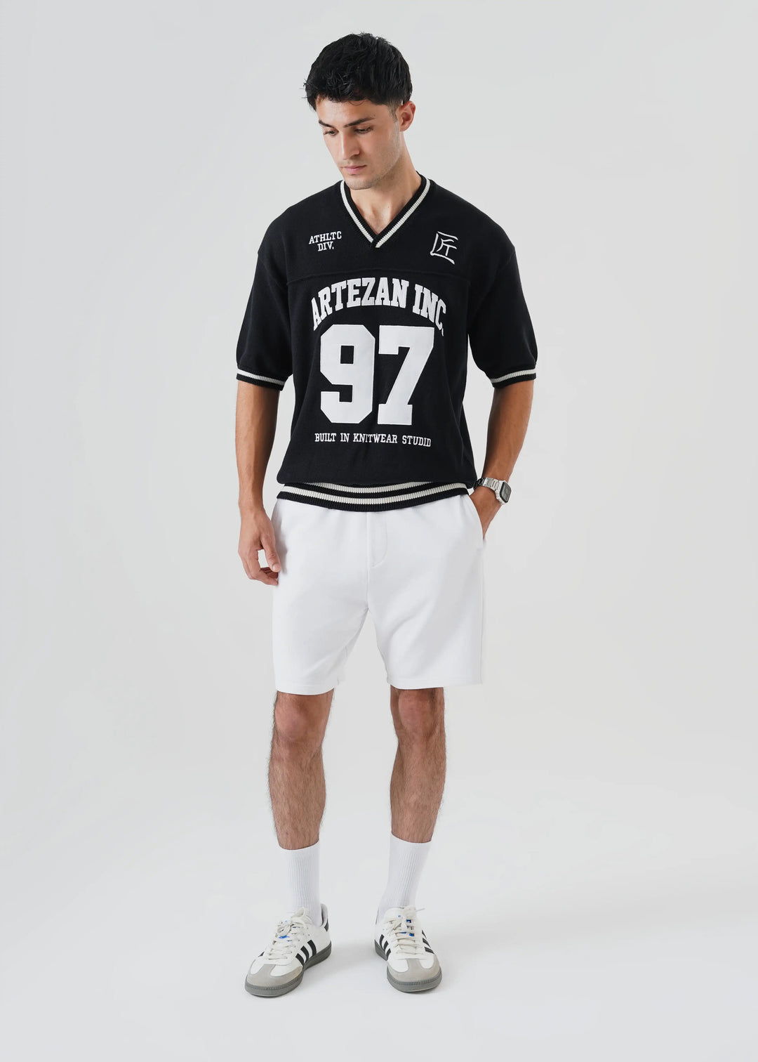 Artezan Inc RTW Solids Cotton T-Shirt Knitted 97 Jersey Casual Collection