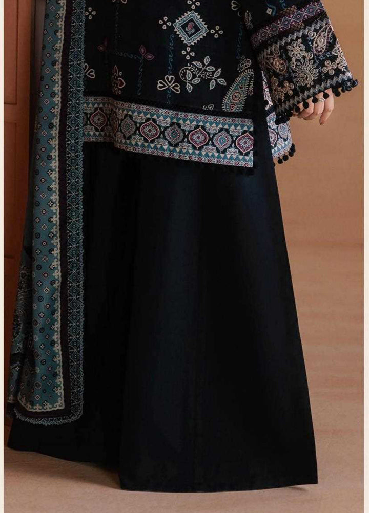 One Nation by Florent Unstitched Printed Viscose 3 Piece Suit FL26UON Parisa - Casual Collection