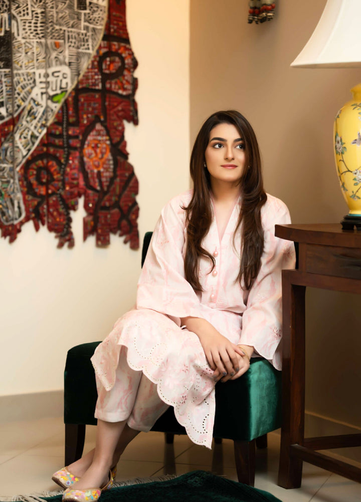 Raniahs by Laaleh RTW Printed Cotton Lawn 2 Piece Suit LAH26PR Parisian Blush - Casual Collection