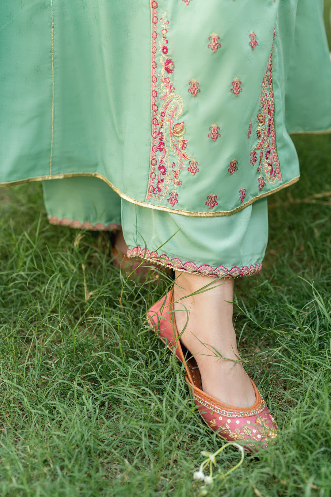 Omal by Komal Pret 3 Piece Dobby Suit Dua- Festive Collection