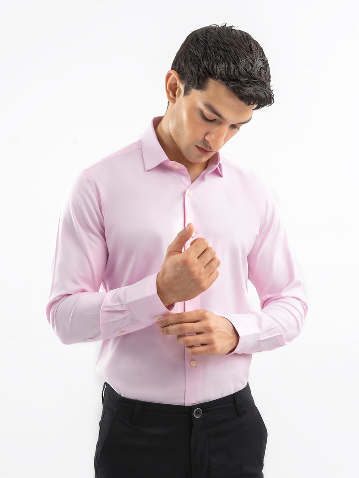 Brumano Ready To Wear Shirts Men 1 Piece Cotton Pink Classic Formal Shirt 0-31-025-4386 - Summer Collection