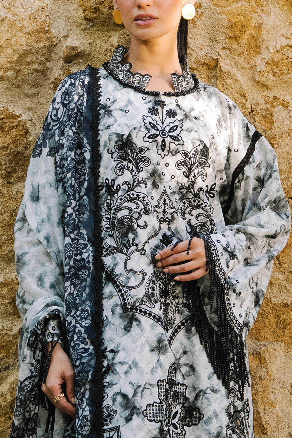 Mitti ki Khusboo by Gul Ahmed Unstitched Embroidered Lawn 3 Piece Suit GA26UMK PR-62002 - Summer Collection