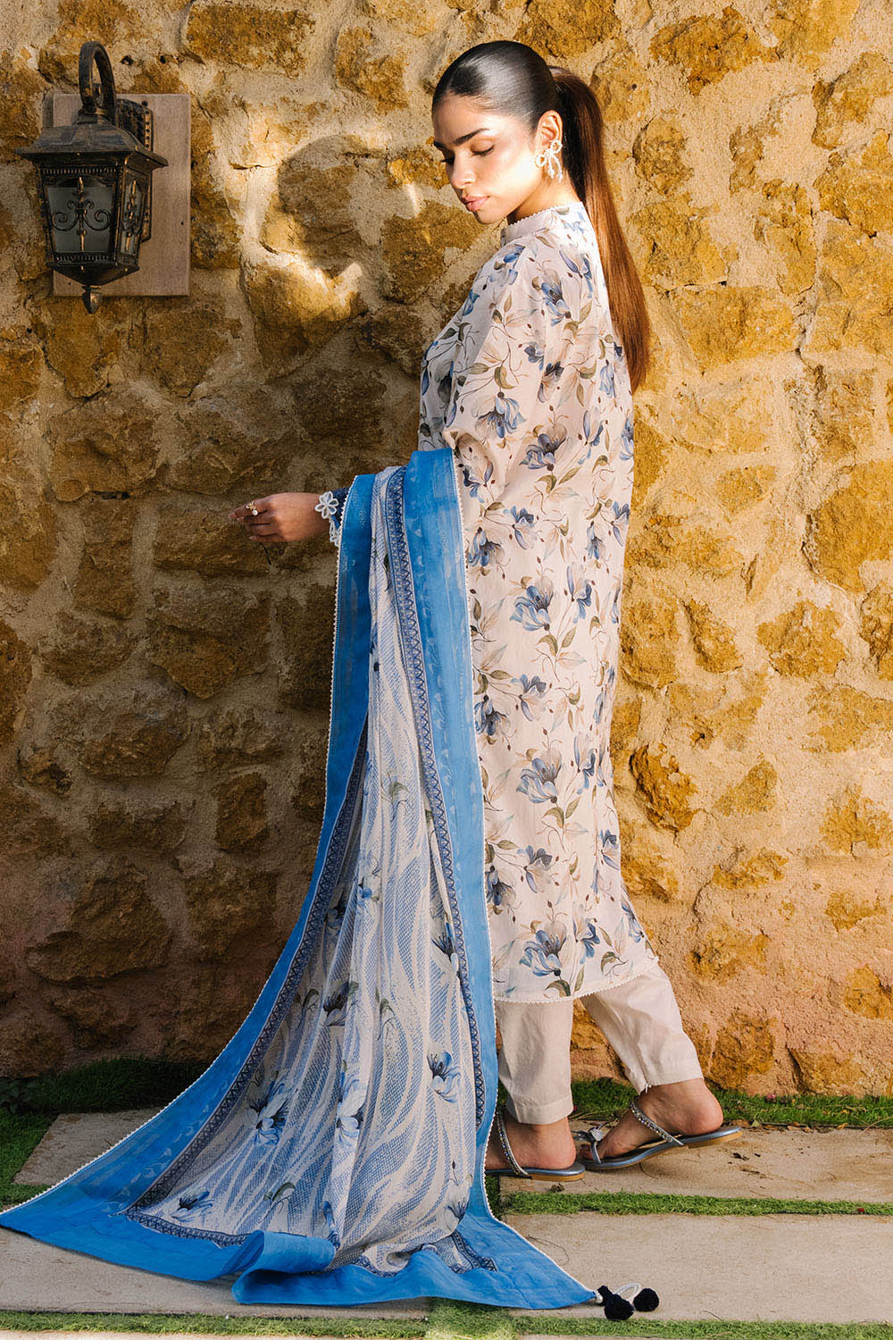 Mitti ki Khusboo by Gul Ahmed Unstitched Embroidered Lawn 3 Piece Suit GA26UMK BM-62007 - Summer Collection