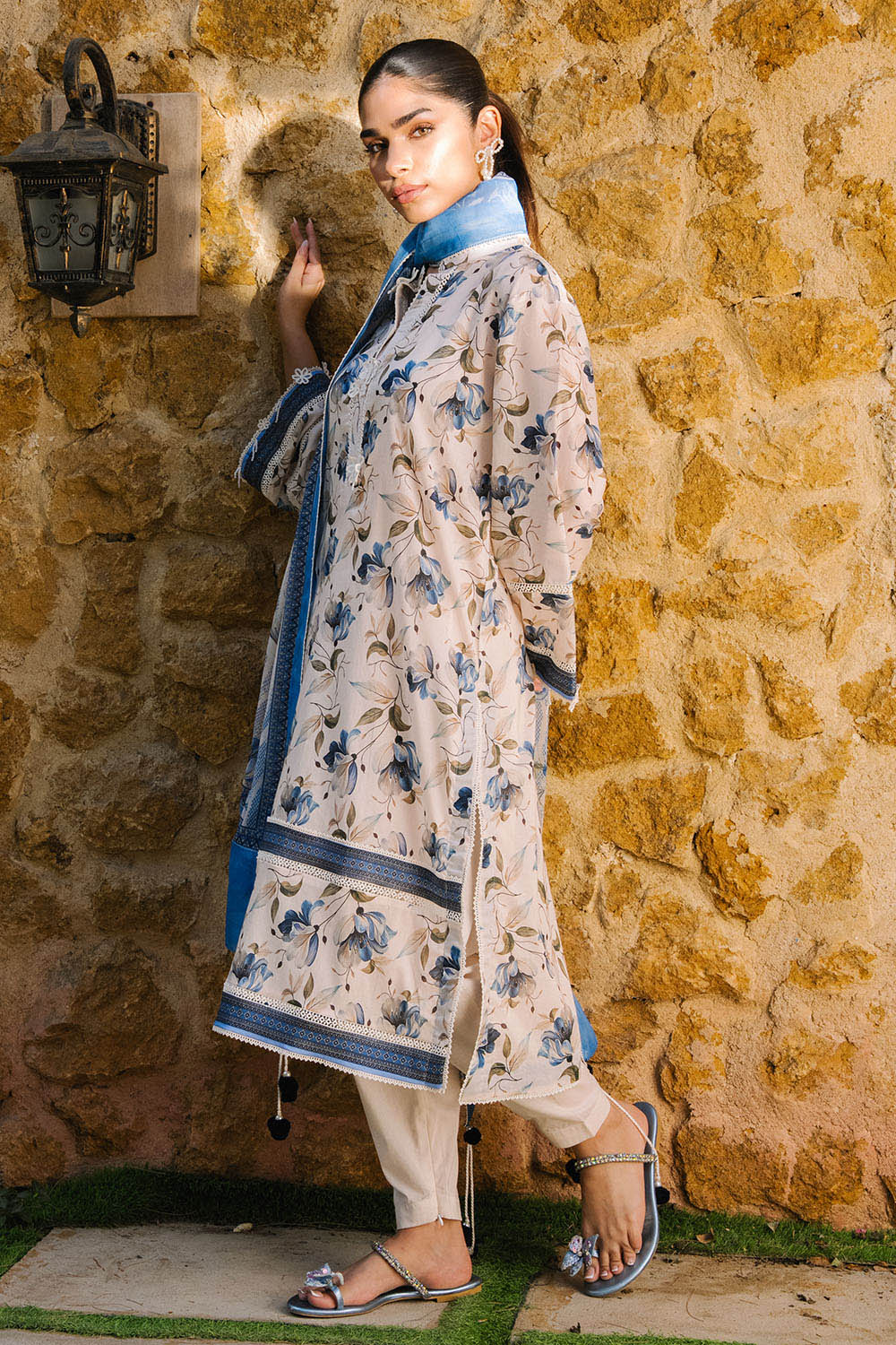 Mitti ki Khusboo by Gul Ahmed Unstitched Embroidered Lawn 3 Piece Suit GA26UMK BM-62007 - Summer Collection