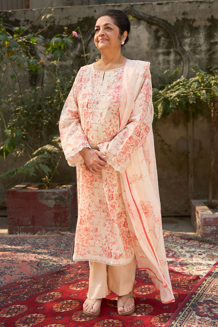 Tribute To Mother by Gul Ahmed Unstitched Embroidered Lawn 3 Piece Suit GA26UTM BM-62022 - Summer Collection