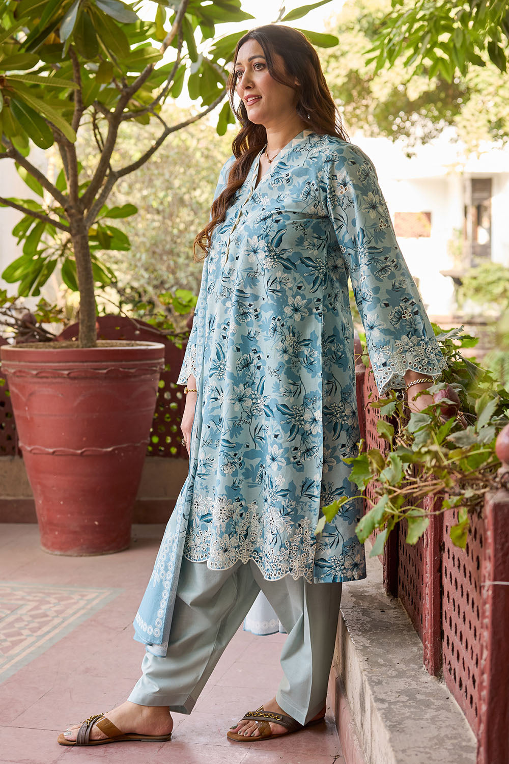 Tribute To Mother by Gul Ahmed Unstitched Embroidered Lawn 3 Piece Suit GA26UTM DN-62033 - Summer Collection