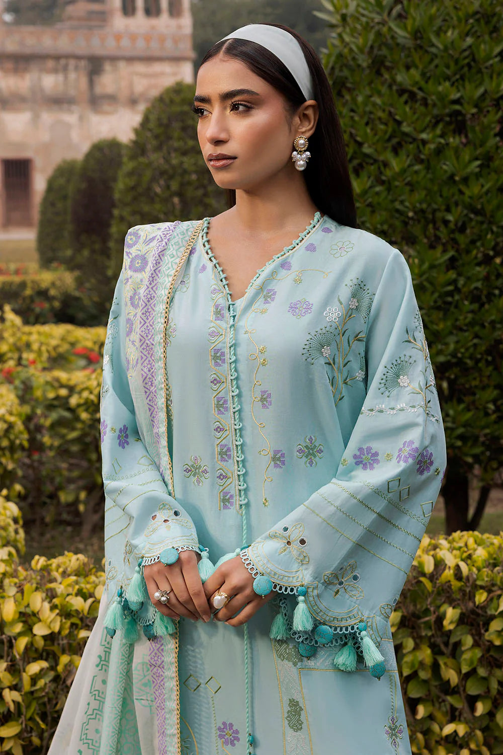 Mitti ki Khusboo by Gul Ahmed Unstitched Embroidered Lawn 3 Piece Suit GA26UMK DN-62008 - Summer Collection