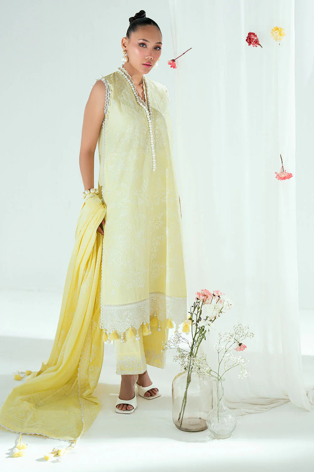 Mitti ki Khusboo by Gul Ahmed Unstitched Embroidered Lawn 3 Piece Suit GA26UMK DN-62020 - Summer Collection