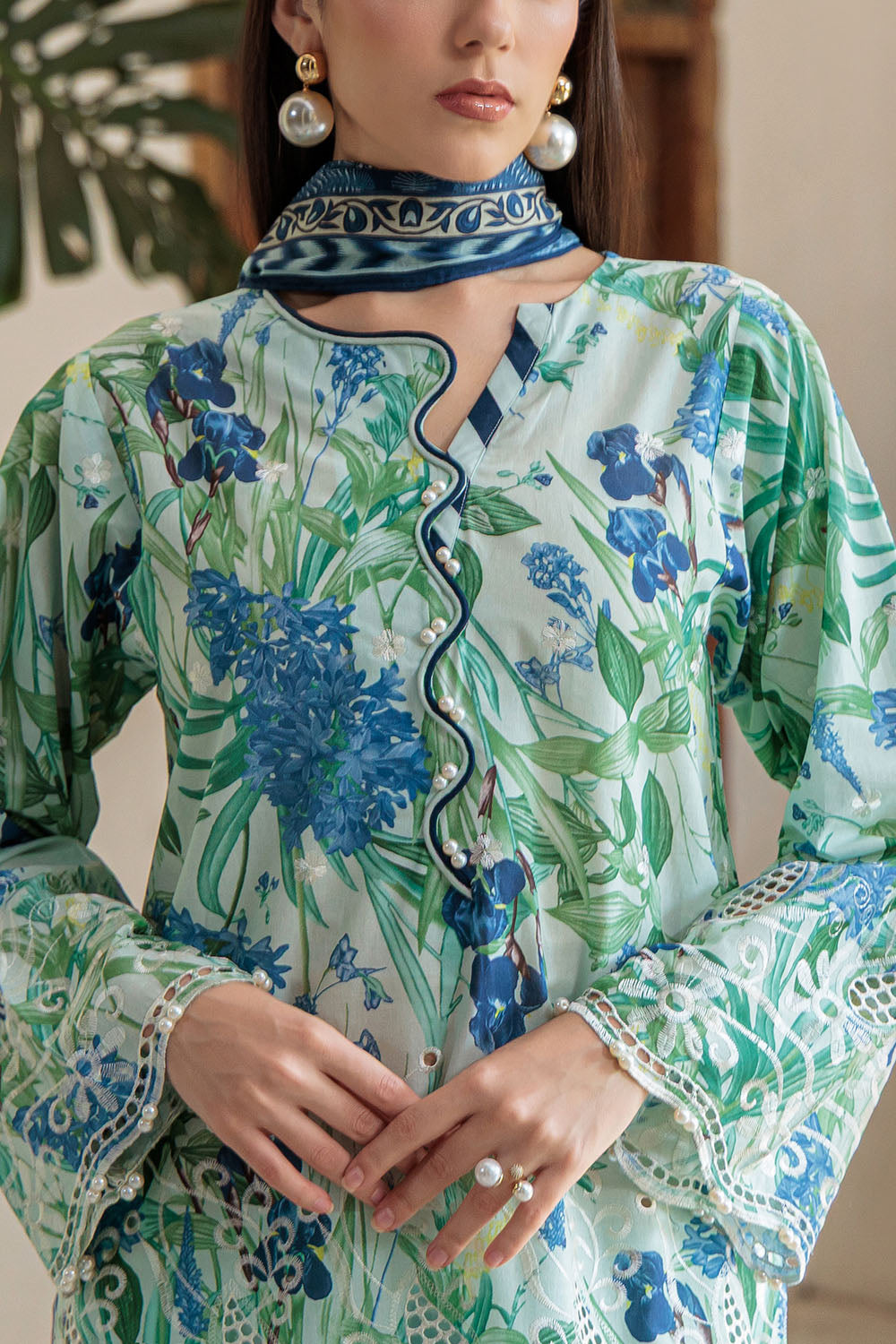 Mitti ki Khusboo by Gul Ahmed Unstitched Embroidered Lawn 3 Piece Suit GA26UMK CL-52483 - Summer Collection