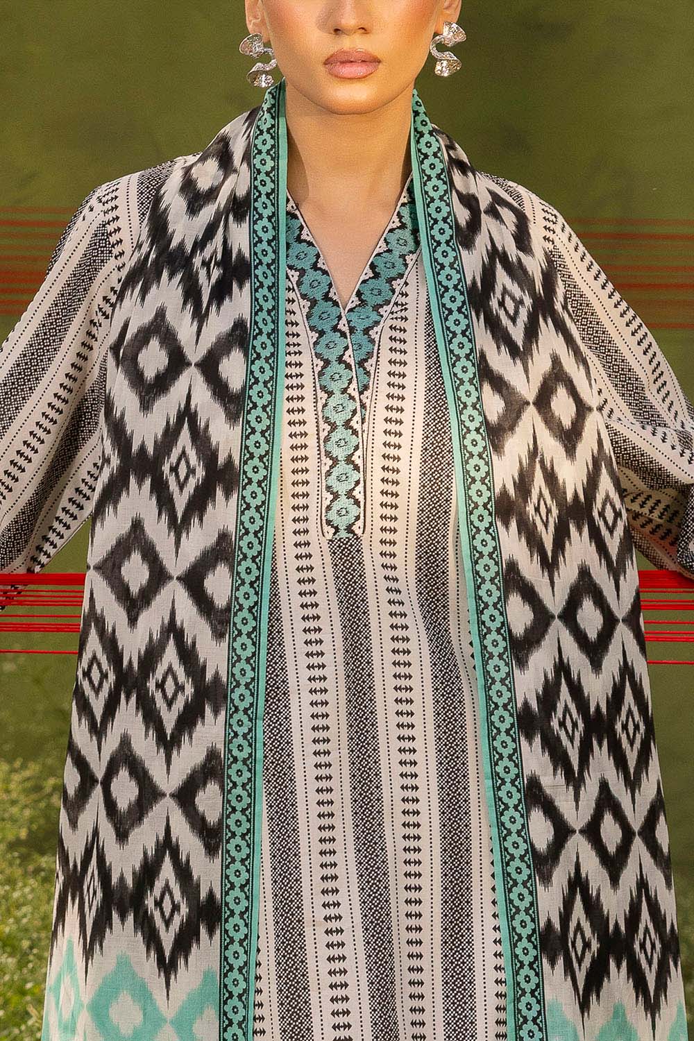 Mitti ki Khusboo by Gul Ahmed Unstitched Embroidered Lawn 3 Piece Suit GA26UMK CL-52614 - Summer Collection