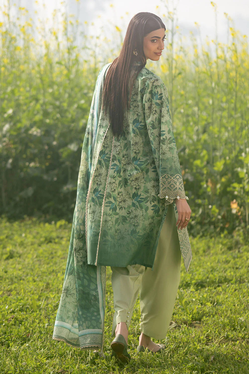 Mitti ki Khusboo by Gul Ahmed Unstitched Embroidered Lawn 3 Piece Suit GA26UMK CL-52637 - Summer Collection