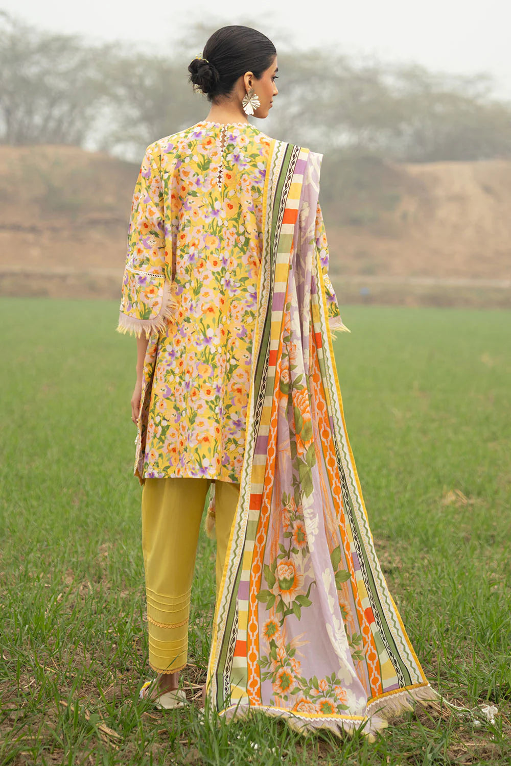 Mitti ki Khusboo by Gul Ahmed Unstitched Embroidered Lawn 3 Piece Suit GA26UMK CL-62036 - Summer Collection