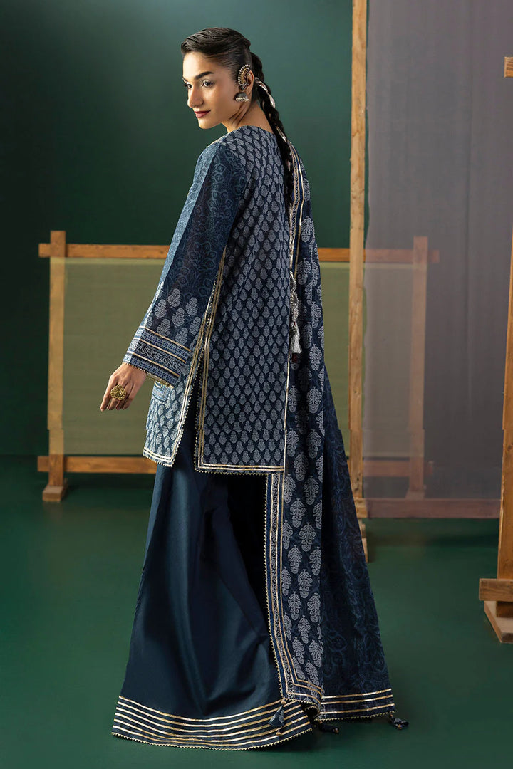 Heritage by Gul Ahmed Unstitched Embroidered Lawn 3 Piece Suit GA26UFH CL-62039 - Summer Collection