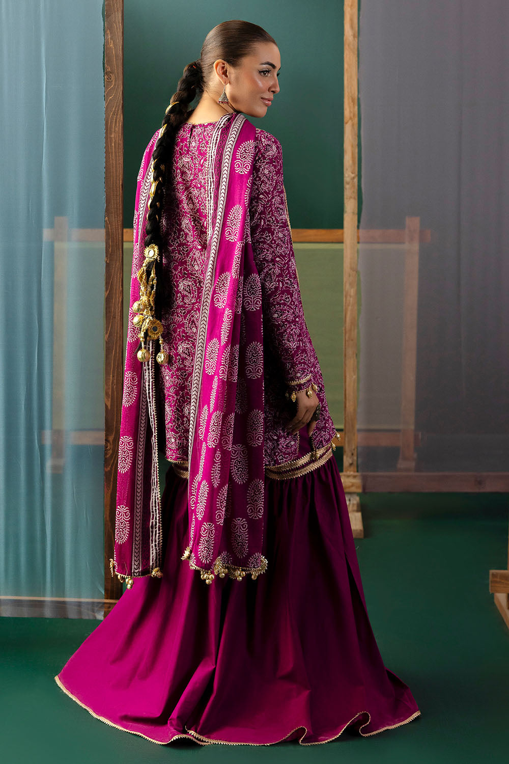 Heritage by Gul Ahmed Unstitched Embroidered Lawn 3 Piece Suit GA26UFH CL-62041 - Summer Collection