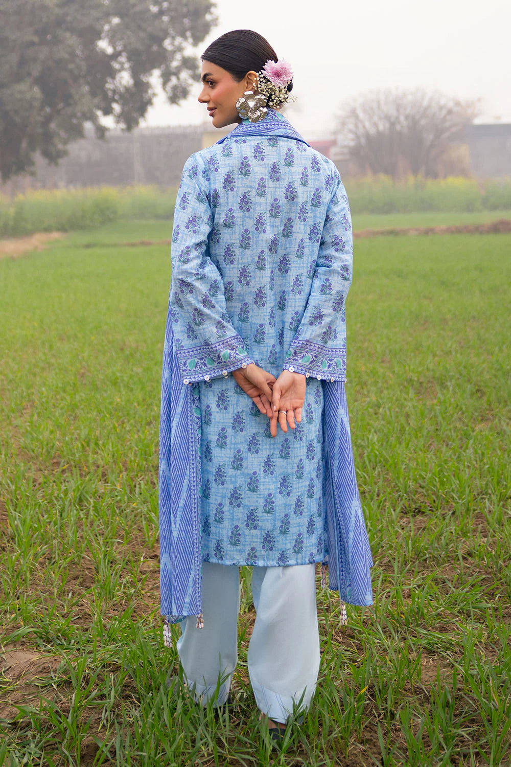 Mitti ki Khusboo by Gul Ahmed Unstitched Embroidered Lawn 3 Piece Suit GA26UMK CL-62157 - Summer Collection