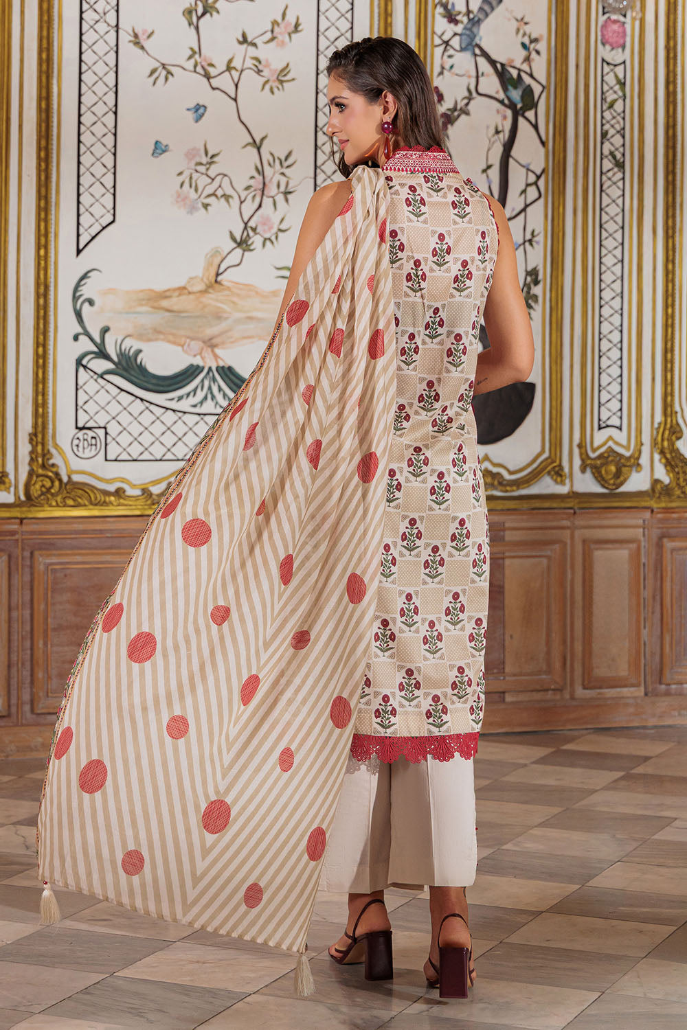 Mitti ki Khusboo by Gul Ahmed Unstitched Embroidered Lawn 3 Piece Suit GA26UMK CL-62163 - Summer Collection