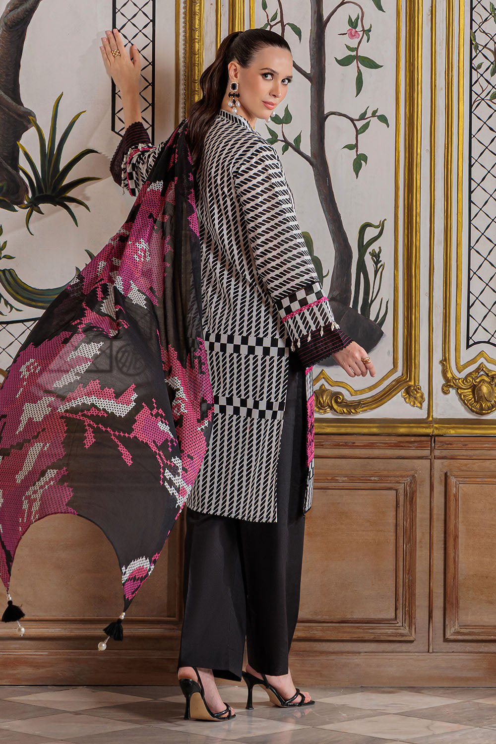 Mitti ki Khusboo by Gul Ahmed Unstitched Embroidered Lawn 3 Piece Suit GA26UMK CL-62183 - Summer Collection