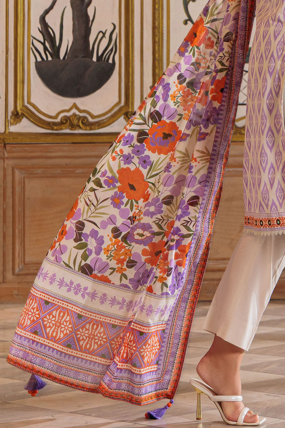 Mitti ki Khusboo by Gul Ahmed Unstitched Embroidered Lawn 3 Piece Suit GA26UMK CL-62185 - Summer Collection