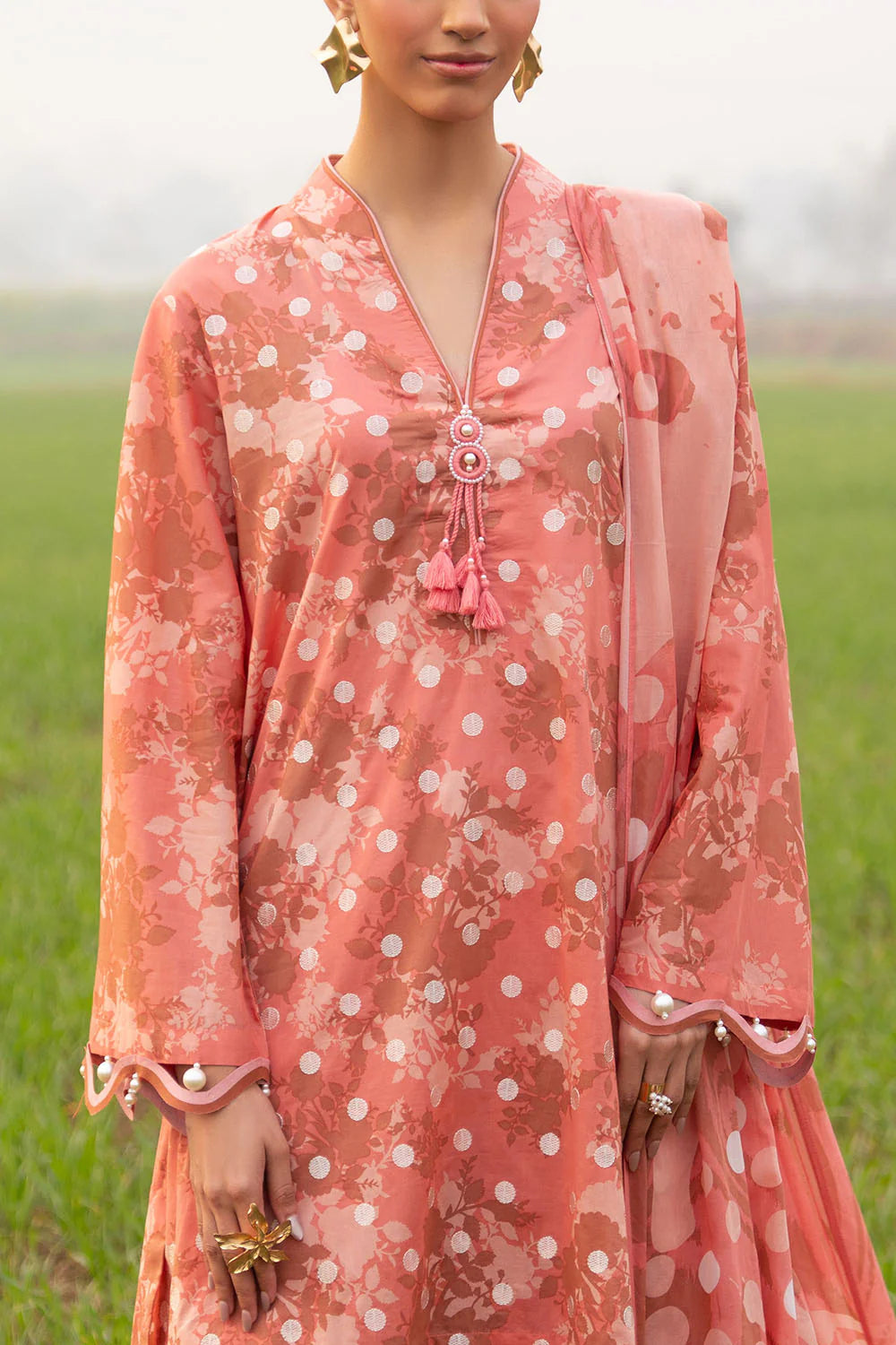 Mitti ki Khusboo by Gul Ahmed Unstitched Embroidered Lawn 3 Piece Suit GA26UMK CL-62213 - Summer Collection
