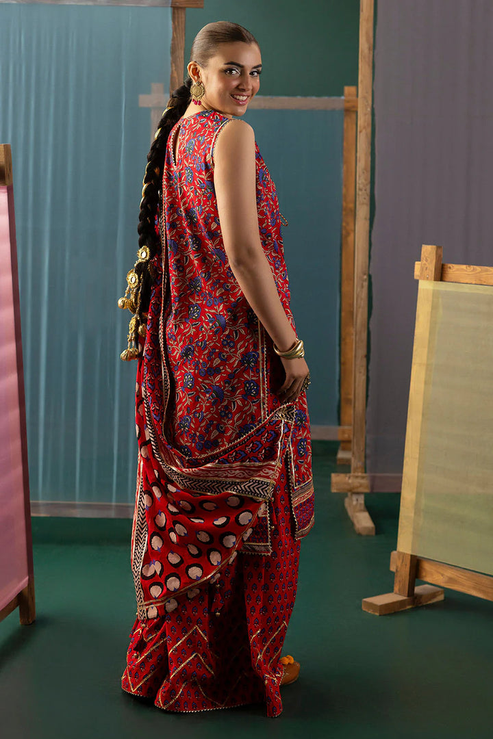 Heritage by Gul Ahmed Unstitched Embroidered Lawn 3 Piece Suit GA26UFH CL-62040 - Summer Collection