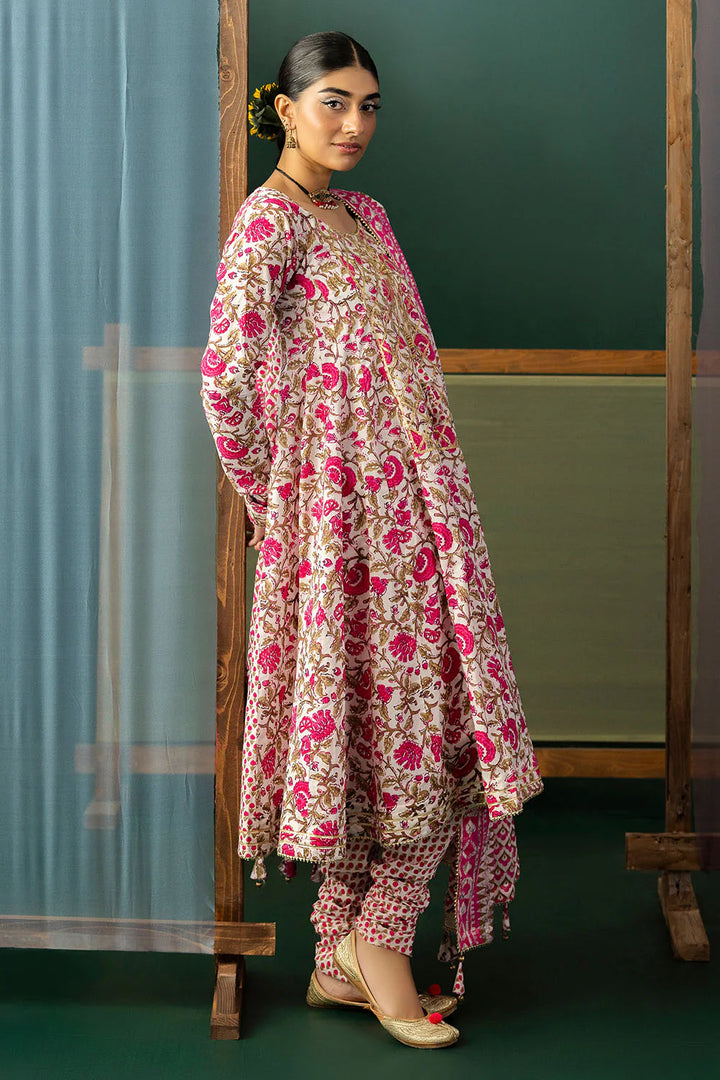 Heritage by Gul Ahmed Unstitched Embroidered Lawn 3 Piece Suit GA26UFH CL-62043 - Summer Collection