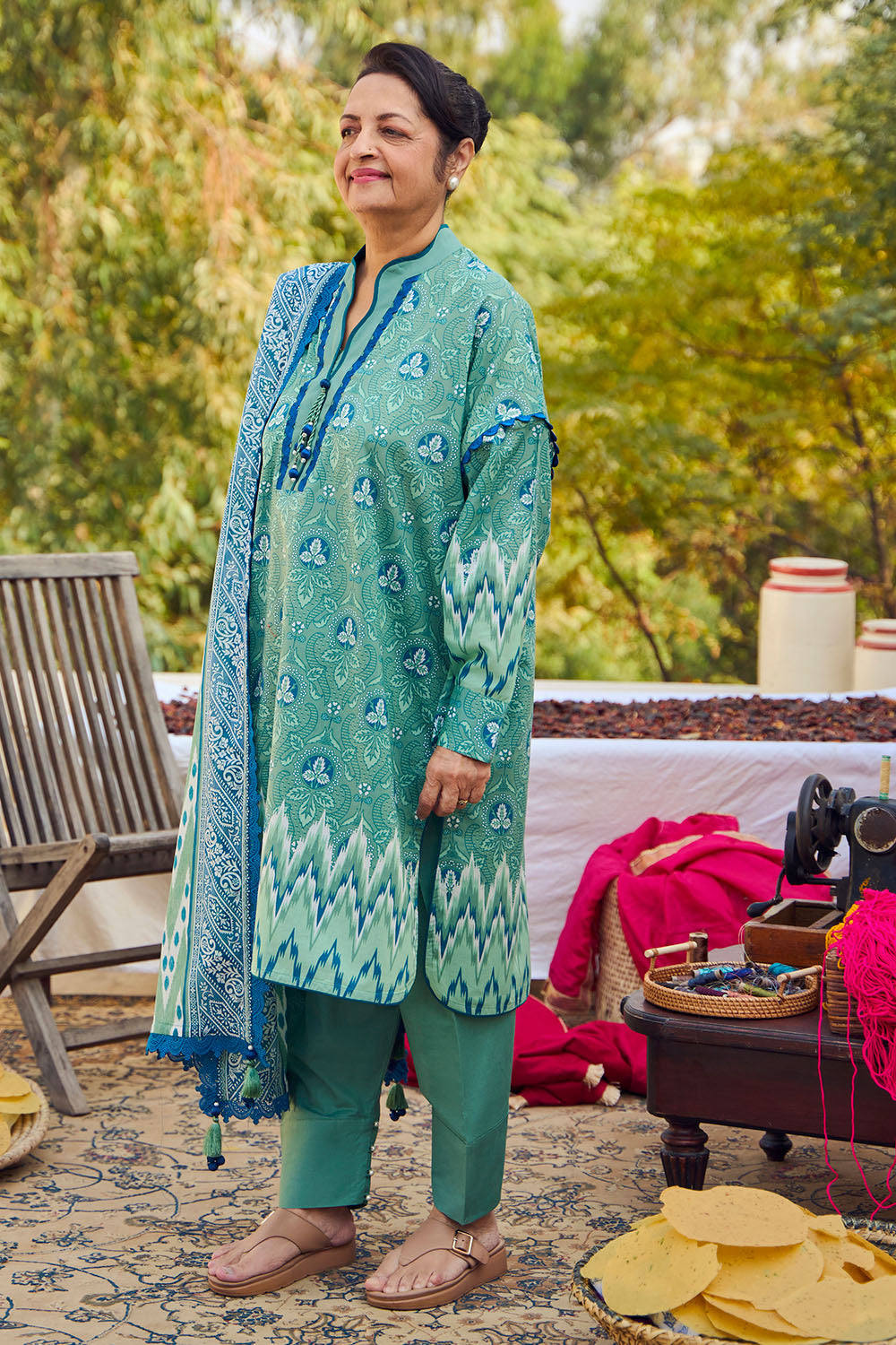 Tribute To Mother by Gul Ahmed Unstitched Printed Lawn 3 Piece Suit GA26UTM CL-52663 B - Summer Collection