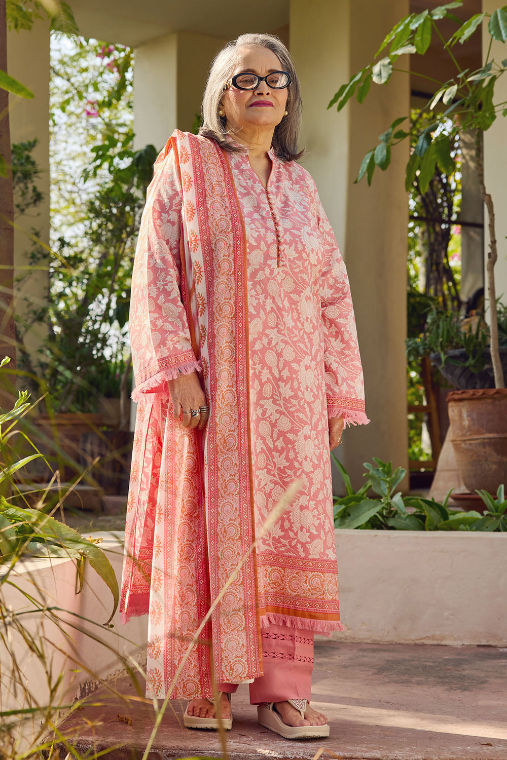 Tribute To Mother by Gul Ahmed Unstitched Printed Lawn 3 Piece Suit GA26UTM CL-52691 A - Summer Collection
