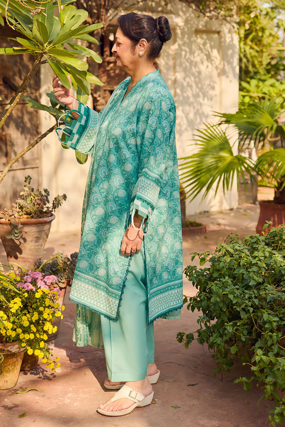 Tribute To Mother by Gul Ahmed Unstitched Printed Lawn 3 Piece Suit GA26UTM CL-52692 B - Summer Collection