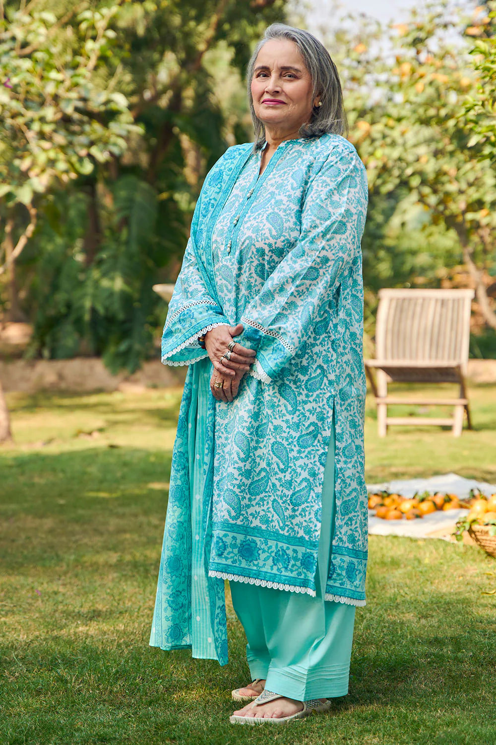 Tribute To Mother by Gul Ahmed Unstitched Printed Lawn 3 Piece Suit GA26UTM CL-52704 A - Summer Collection