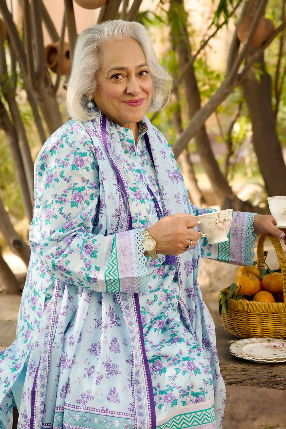 Tribute To Mother by Gul Ahmed Unstitched Printed Lawn 3 Piece Suit GA26UTM CL-52704 B - Summer Collection